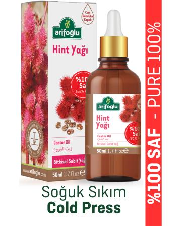 Arifo lu Castor Oil Cold Pressed 50ml 0 Pure and Natural Castor Oil