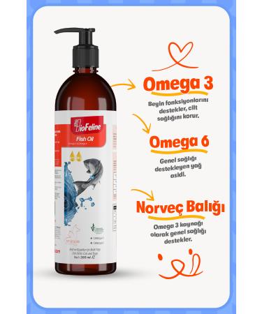 BioFeline Fish Oil 200ml & Biotin Drops 50ml | Omega 3-6 and Coat Health Support Set for Dogs - Buy Online on GoSupps.com