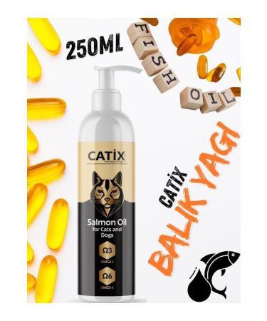 CATIX Fish Oil with Omega 3 and 6 | Hair and General Health Support for Cats and Dogs