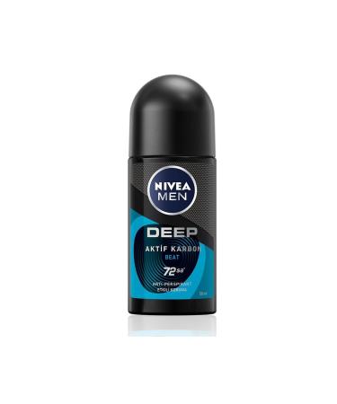NIVEA Men Deep Active Carbon 50 ml Pack (3 PCS)