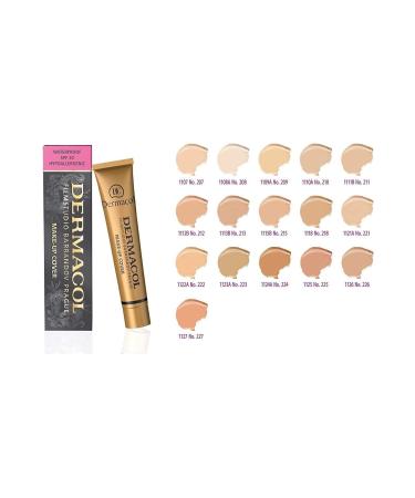 Dermacol - Long-lasting waterproof full coverage liquid foundation For oily skin 218 SPF30 - Buy Online on GoSupps.com
