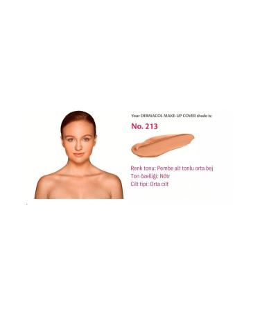 Dermacol Make Up Cover Foundation-213 Long-Lasting Waterproof Full Coverage Liquid Foundation - Buy Online on GoSupps.com