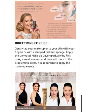 Dermacol Make Up Cover Foundation-213 Long-Lasting Waterproof Full Coverage Liquid Foundation - Buy Online on GoSupps.com