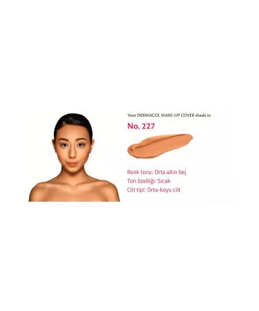 Dermacol Make Up Cover Foundation-227 Long-Lasting Waterproof Full Coverage Liquid Foundation - Buy Online on GoSupps.com