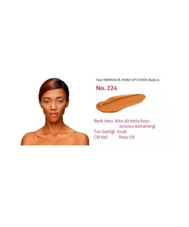 Dermacol Make Up Cover Foundation-224 Long-Lasting Waterproof Full Coverage Liquid Foundation - Buy Online on GoSupps.com