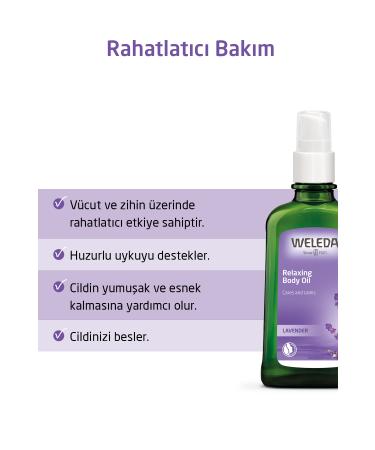 Weleda Organic Lavender Relaxing Body Care Oil 100ml - Buy Online on GoSupps.com