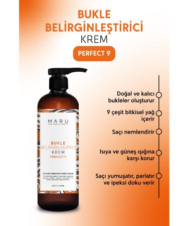 MARU Curl Defining & Styling Leave-In Conditioner for Curly Hair 750 ml