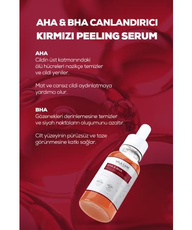 M LA CARE Aha & Bha Revitalizing and Skin Tone Equalizing Peeling Serum 30 ml - Buy Online on GoSupps.com
