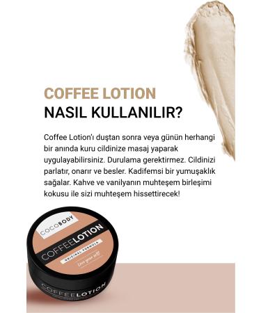 Coco Body Coffee Lotion Moisturizing Repairing Skin Tone Equalizing Body Care Cream - Buy Online on GoSupps.com