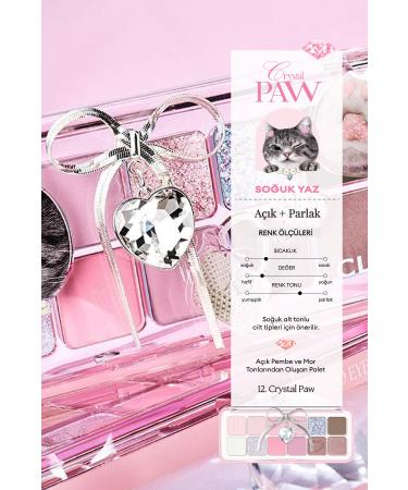 CLIO Light Textured Intense Color Eyeshadow Palette Clio Pro Eye Palette Air (12 Crystal Paw) - Buy Online on GoSupps.com