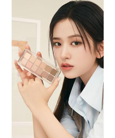 CLIO Light Textured Intense Color Eyeshadow Palette Clio Pro Eye Palette Air (08 Latte Senior)