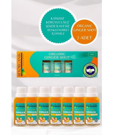 BEYORGANIC Organic Ginger Shot (7pcstx30ml) Glass Bottle - Buy Online on GoSupps.com