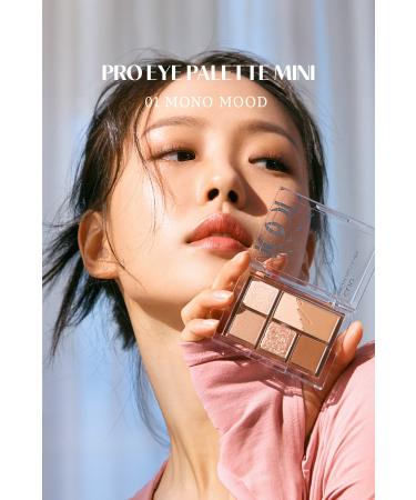 CLIO Eye-Catching Highly Pigmented Mini Eyeshadow Palette Clio Pro Eye Palette Mini (01 Mono Mood) - Buy Online on GoSupps.com