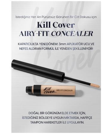 CLIO Light Formula Long-Lasting Concealer CLIO Kill Cover Airy-Fit Concealer (2 Lingerie) - Buy Online on GoSupps.com