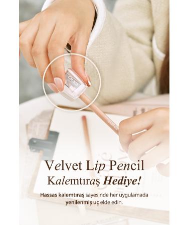 CLIO Creamy Formula Lip Pencil and Sharpener Set Velvet Lip Pencil Set 03 Coffee Brown - Buy Online on GoSupps.com