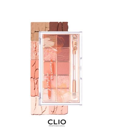 CLIO Eye-Catching Intensely Pigmented Eyeshadow Palette Clio Pro Eye Palette (15 Spring Sunshuine On Canvas)