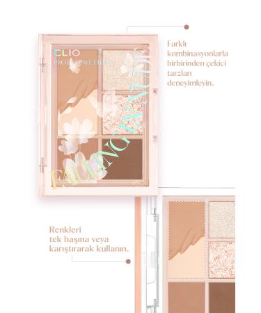 CLIO Eye-Catching Highly Pigmented Mini Eyeshadow Palette Clio Pro Eye Palette Mini (04 Falling in Nude) - Buy Online on GoSupps.com
