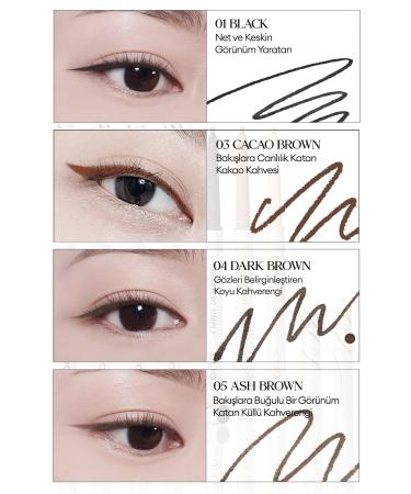 CLIO Waterproof Fine-Tipped Eyeliner CLIO Sharp So Simple Waterproof Pencil Liner (02 Brown) - Buy Online on GoSupps.com