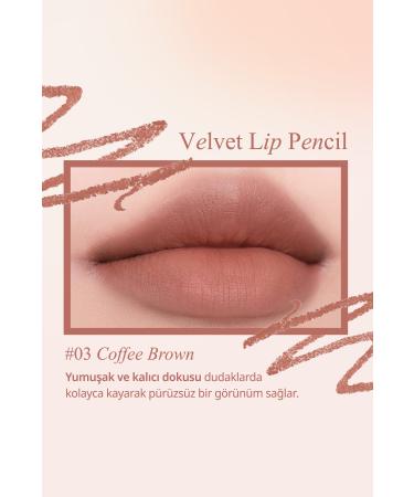 CLIO Creamy Formula Lip Pencil and Sharpener Set Velvet Lip Pencil Set 03 Coffee Brown - Buy Online on GoSupps.com