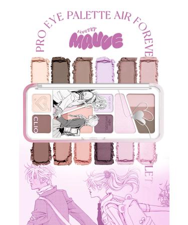 CLIO Light Textured Intense Color Eyeshadow Palette Pro Eye Palette Air (14 FOREVER MAUVE) - Buy Online on GoSupps.com