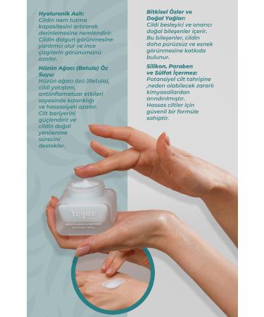 Ye:pre Birch Extract and Hyaluronic Acid Moisturizing Soothing Cream Korea 50 ml - Buy Online on GoSupps.com