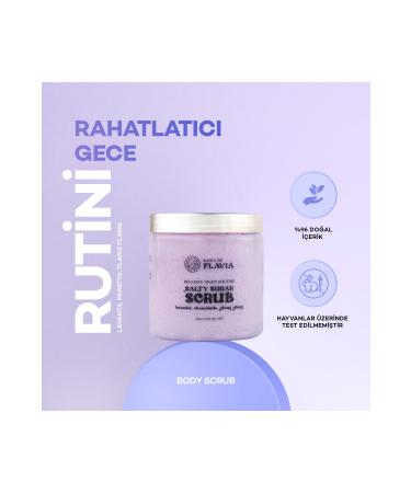 Bahia de Flavia BODY SCRUB - RELAXING NIGHT ROUTINE - 250 ML - Buy Online on GoSupps.com