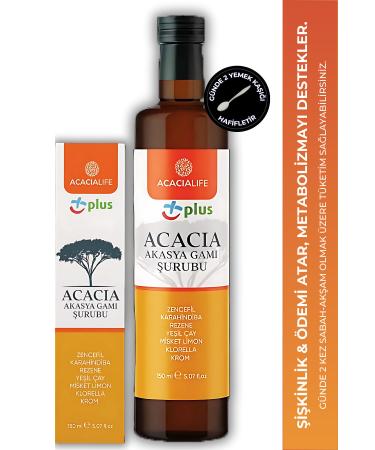 ACACIA LIFE Acacia Gum Syrup | Detoxifying Natural Syrup That Melts Fats
