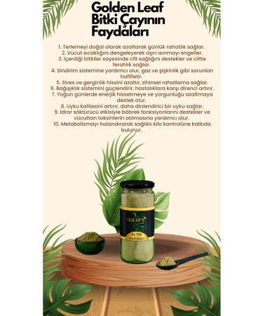 Golden Leaf Herbal Tea 420 gr - Buy Online on GoSupps.com