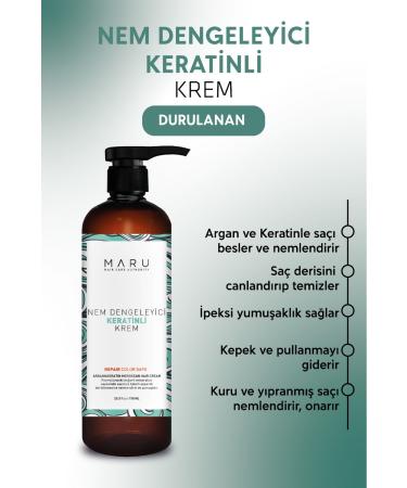 MARU Repairing Moisture Argan and Keratin Moroccan Hair Care Cream 750 ml 8699211721150 - Buy Online on GoSupps.com