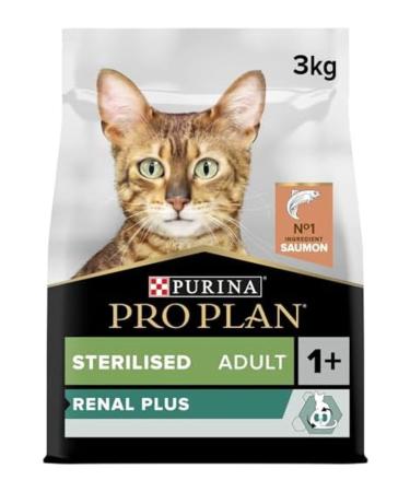 Furlo Purina Pro Plan Cat Food with Salmon for Sterilized Adult Cats 3 Kg