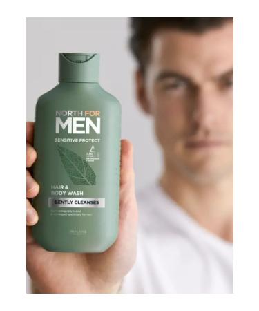 Oriflame North For Men Sensitive Protect Hair & Body Wash Gel - Buy Online on GoSupps.com