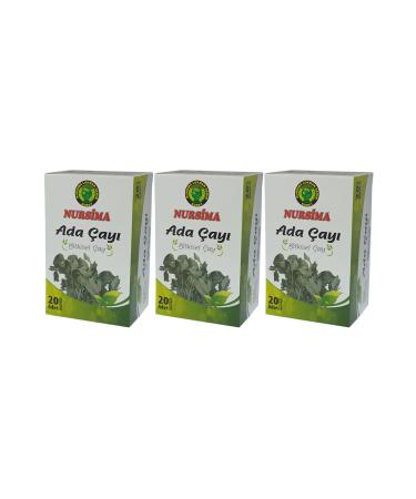 Nursima Sage Herbal Tea 20 Filter Bags 3 Boxes