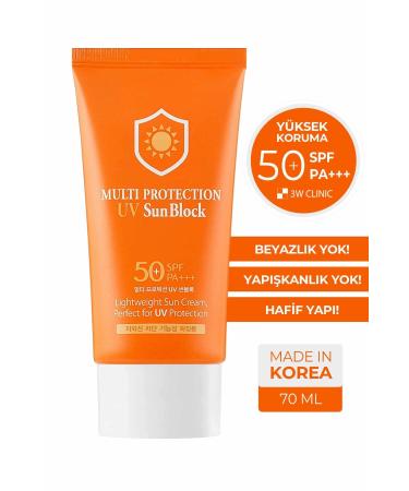 3W CLINIC High Protection Thin Structure Spf50+ Pa +++ Multi Sun Protection Uv Sun Block - Buy Online on GoSupps.com