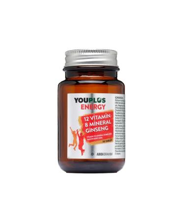 Youplus Energy Vitamin and Mineral Complex 30 Tablets - Buy Online on GoSupps.com