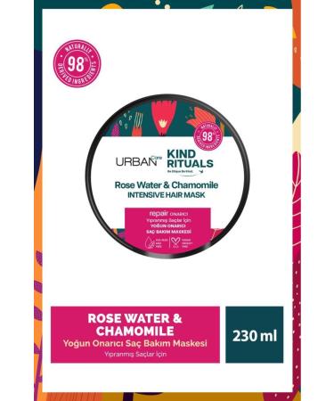 Urban Care Kind Rituals Rose Water Chamomile Hair Care Mask 230 ML