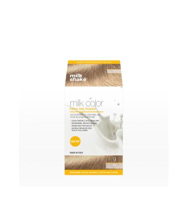 Milkshake Milk_shake Milk Color Eco Kit Hair Dye Yellow -9 (WITHOUT FOAM) - Buy Online on GoSupps.com