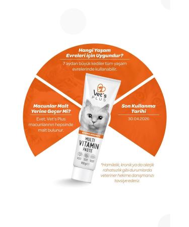 Vet's Plus Multivitamin Malt Paste 100gr (IMMUNE SYSTEM SUPPORTER) - Buy Online on GoSupps.com