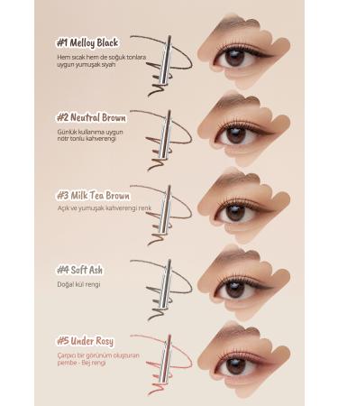 PERIPERA Waterproof Easy-to-Use Eyeliner Peripera Speedy Pencil Liner (1 Melloy Black) - Buy Online on GoSupps.com