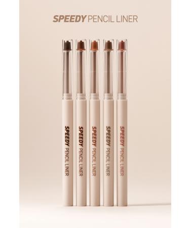 PERIPERA Waterproof Easy-to-Use Eyeliner Peripera Speedy Pencil Liner (3 Milk Tea Brown) - Buy Online on GoSupps.com