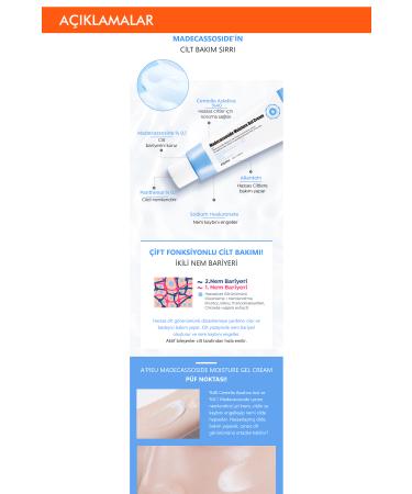 Missha Gel Cream A'pieu Madecassoside Moisture Gel Cream which provides special care for sensitive and damaged skin. - Buy Online on GoSupps.com