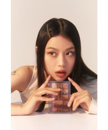 PERIPERA All Take Mood Technique Palette (01 AROUND BROWN) - Multi-Purpose Palette in Shimmering and Matte Form