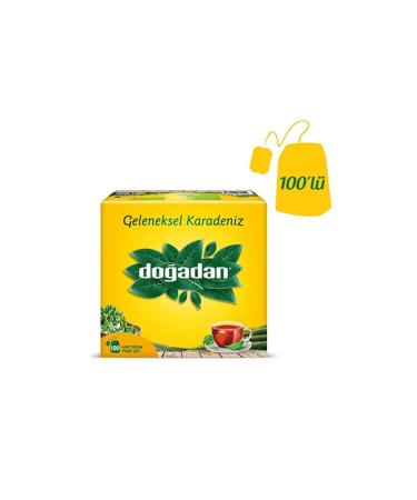 Do adan Traditional Black Sea Tea Bag Cup 100 Pieces 3 Pieces - Buy Online on GoSupps.com