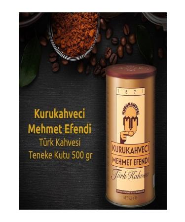 Mehmet Efendi 500gr Turkish Coffee Tin Box - Buy Online on GoSupps.com