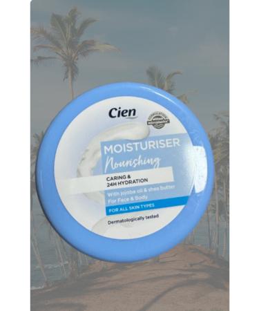 Cien Moisturizing Hand/Face Cream 24 Hour Protection for All Skin Types 250 ml.