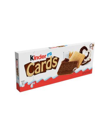 Kinder Cards Milk Cocoa Filled Wafers - 128g