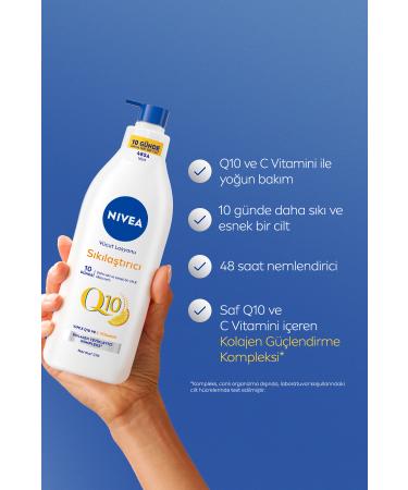 NIVEA Q10 Firming Body Lotion 4000ml Vitamin C Moisturizing Flexible and Elastic Skin X2 Pieces - Buy Online on GoSupps.com