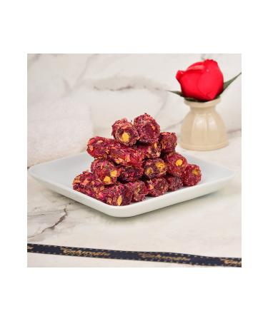 Oz Cakiroglu Rose Petals Pistachio Wick Turkish Delight 500 gr