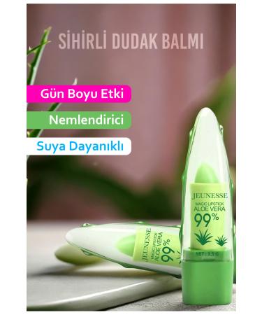 Jeunesse Aloe Vera Magic Lip Stick 3.5 grams * 3 pieces - Magic Lip Balm - Buy Online on GoSupps.com