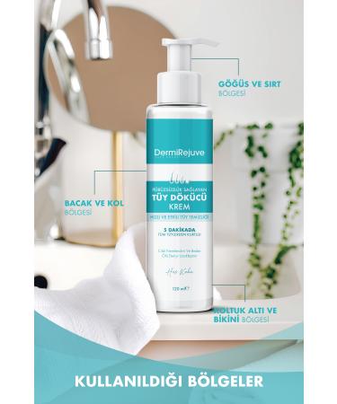 dermirejuve pure cosmetics Hair Removal Cream 120 ml - Buy Online on GoSupps.com