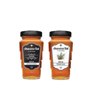 Anavarza Gourmet Keven Thyme Honey 450 gr + Pine Honey 450 gr